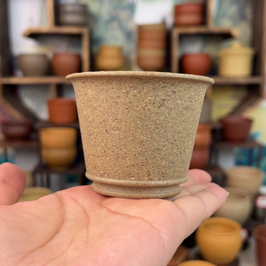 紫砂茶杯拙器甄选，纯原本矿。