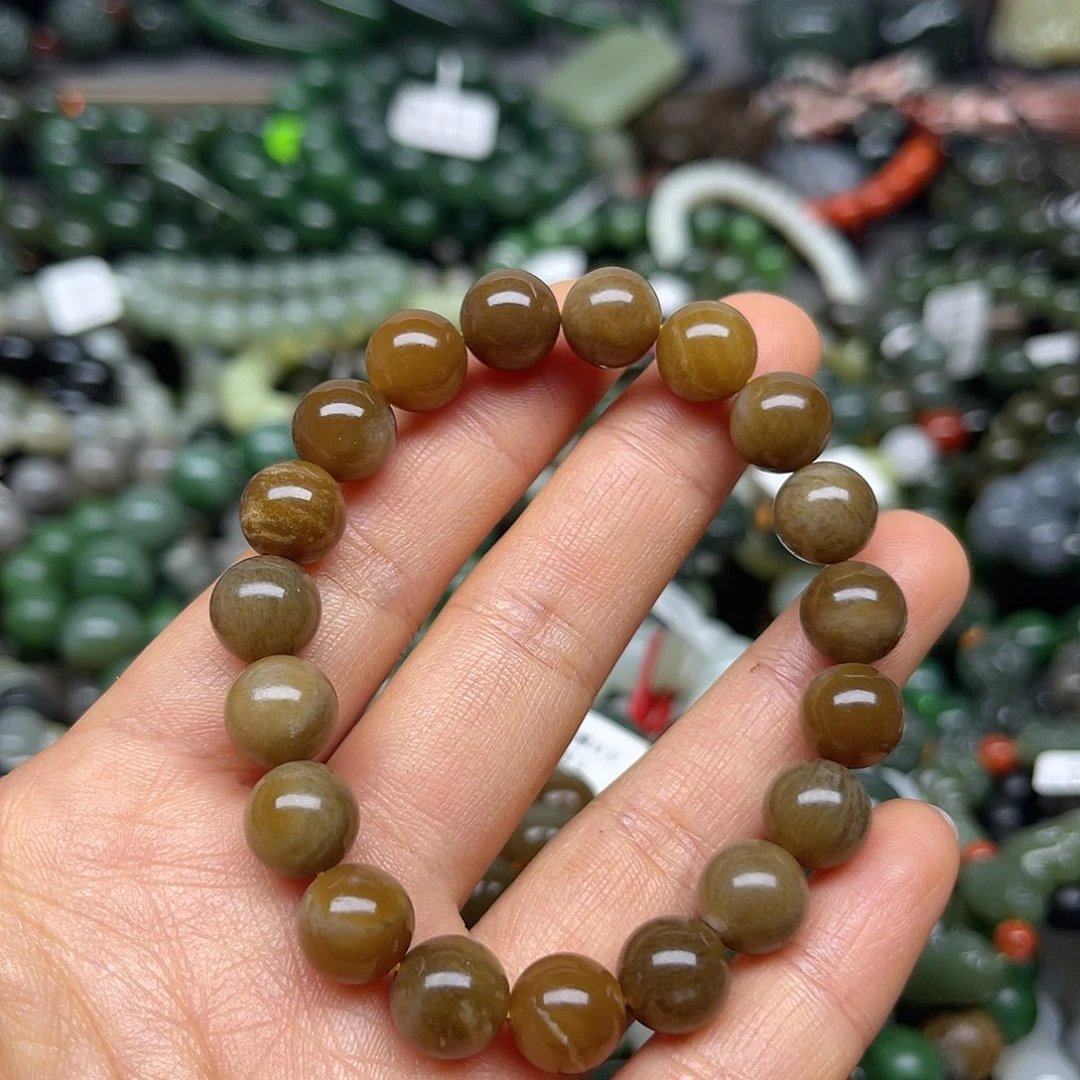 和田玉未镶嵌手链