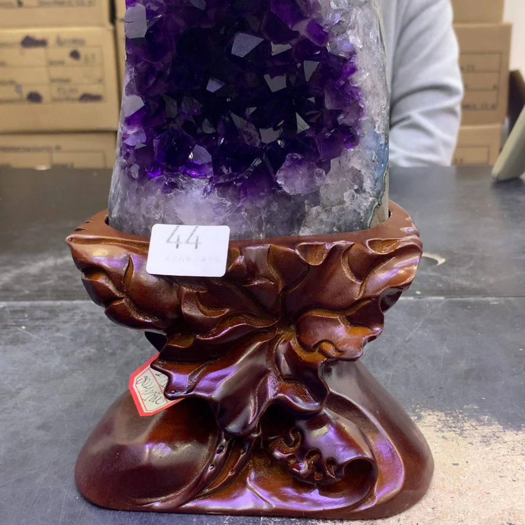 水晶摆件未镶嵌紫晶44