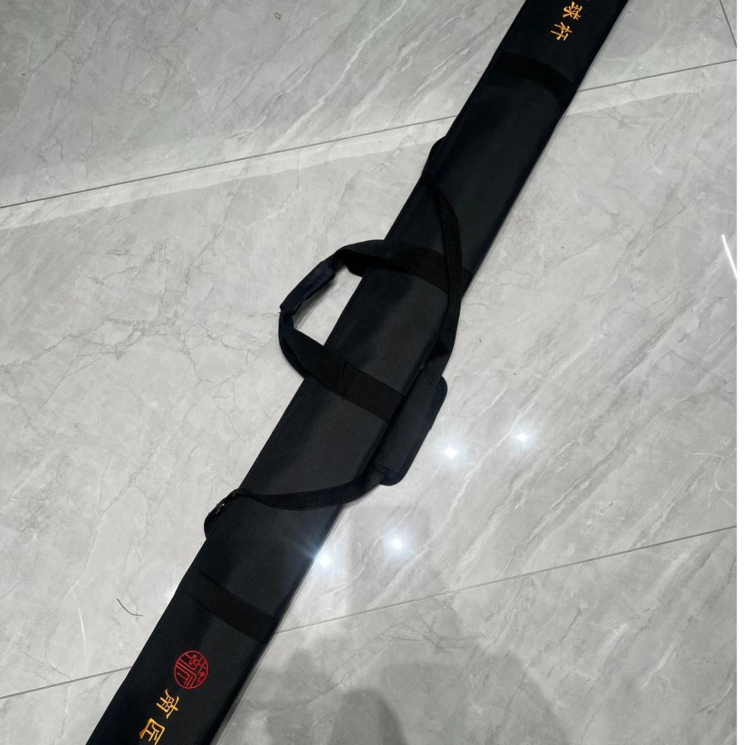 南匠老款双侧logo台球杆包外包双面刺绣帆布面料双槽三槽通用