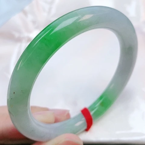 未镶嵌手镯翡翠53圆条882164