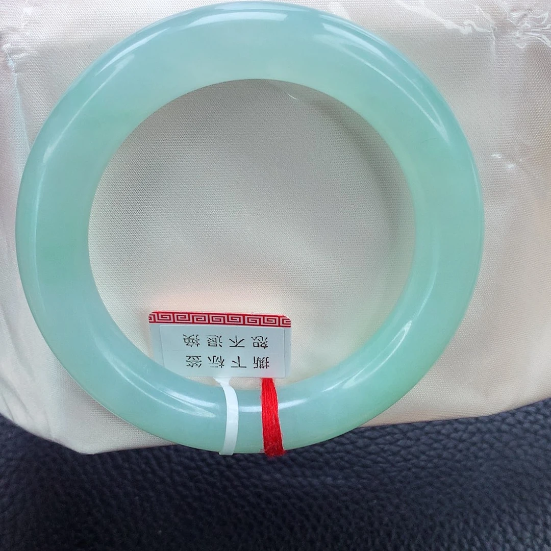 未镶嵌手镯翡翠55.5 冰晴绿
