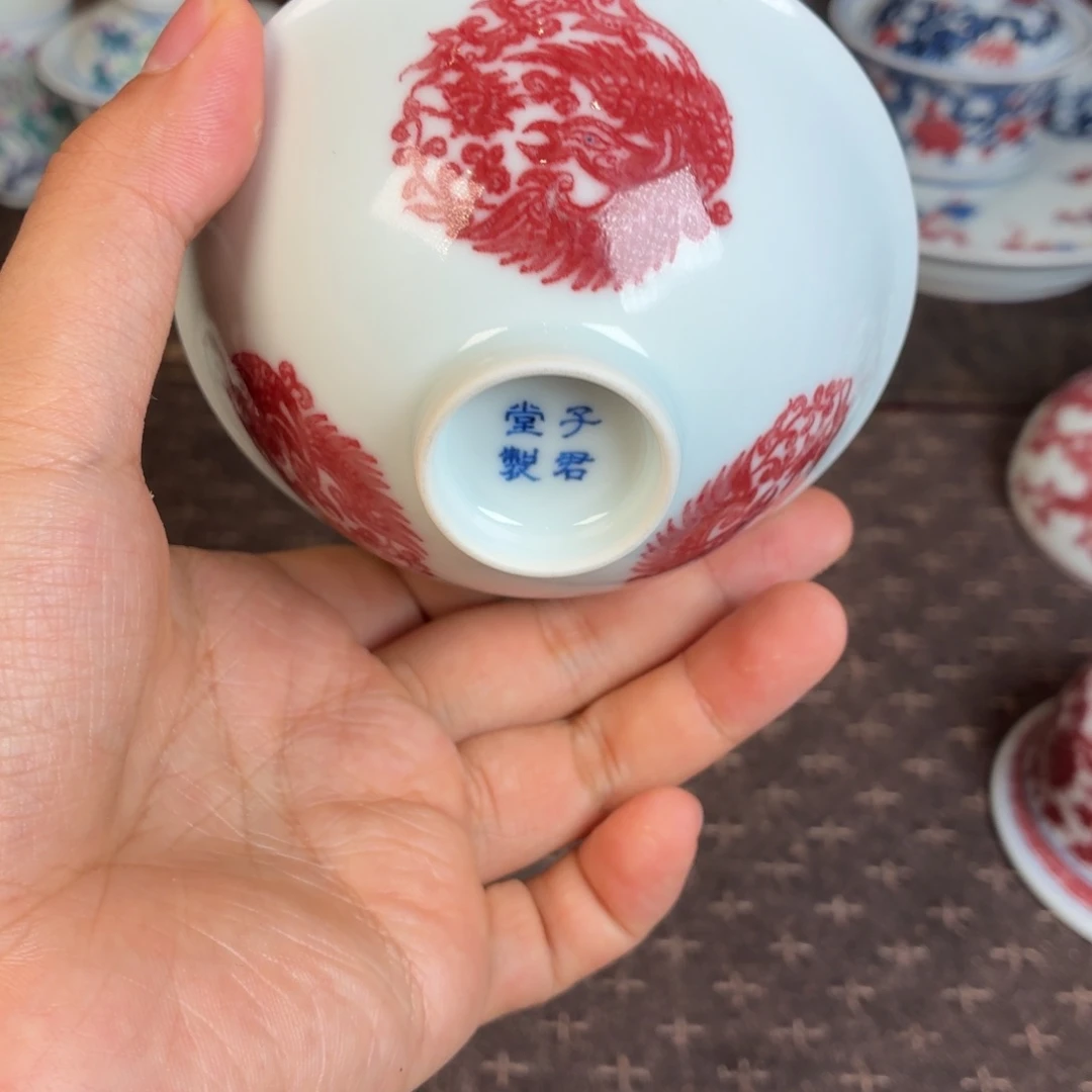 杯子瓷瓷姑娘景德镇陶瓷艺术