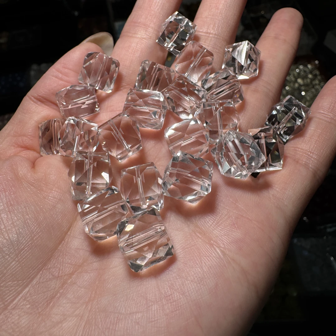 K24全净双A白水晶精工方糖宽11mm长9mm+单颗件