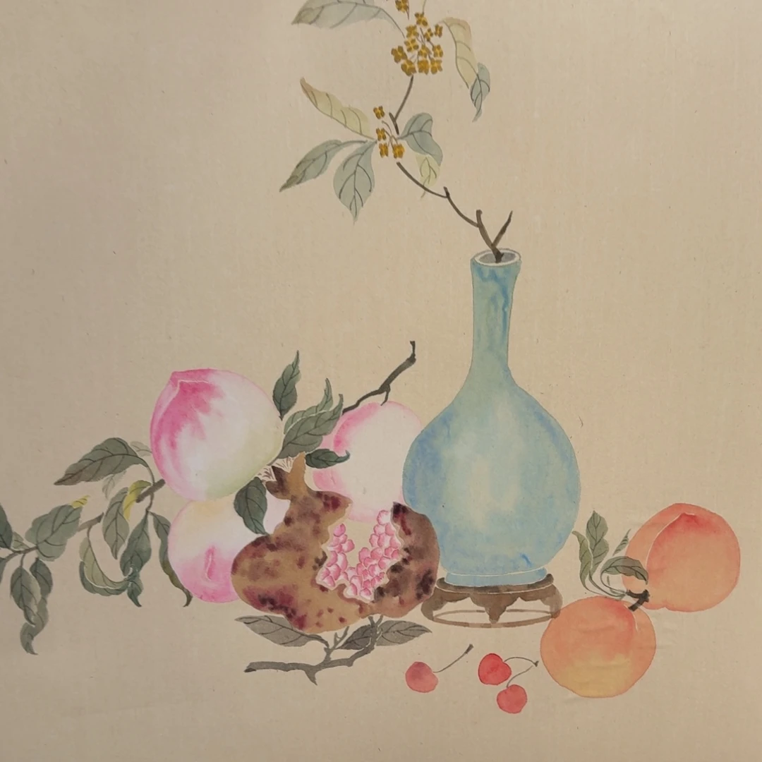 国画国画作品山水花鸟纯手绘