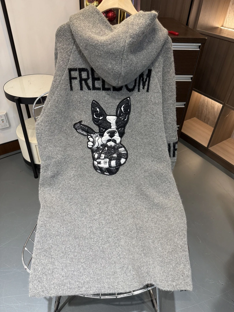 【乔恩清仓】 秋冬款加厚连帽针织衫-A0454