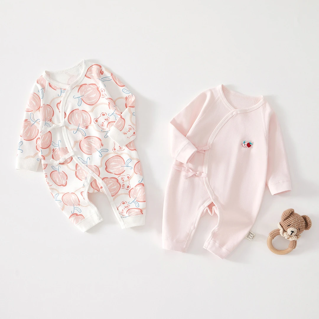 童泰【断码】新生婴儿儿衣服春秋四季纯棉无骨和尚服0-3