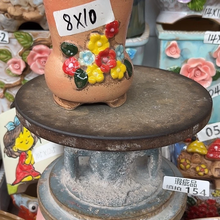 紫砂花盆粗陶材质多肉花盆