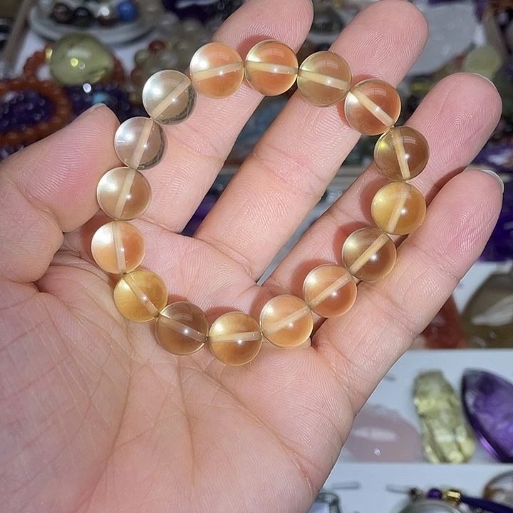 手链水晶未镶嵌黄水晶