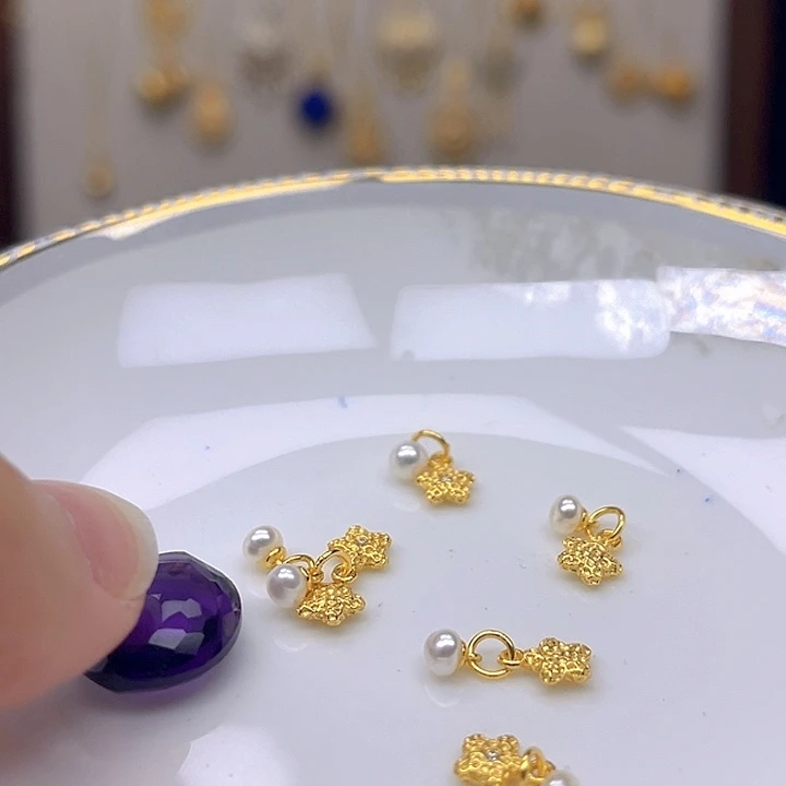 银S925镶嵌颈饰紫晶紫晶925镶嵌110