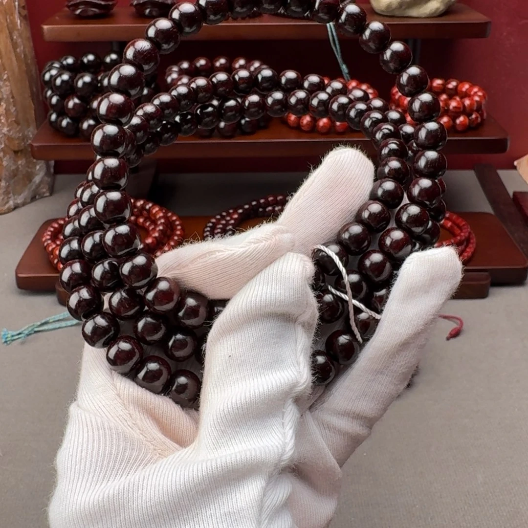 小叶紫檀手串/手链丢*琴料顶货8.8极限弧顶货收藏