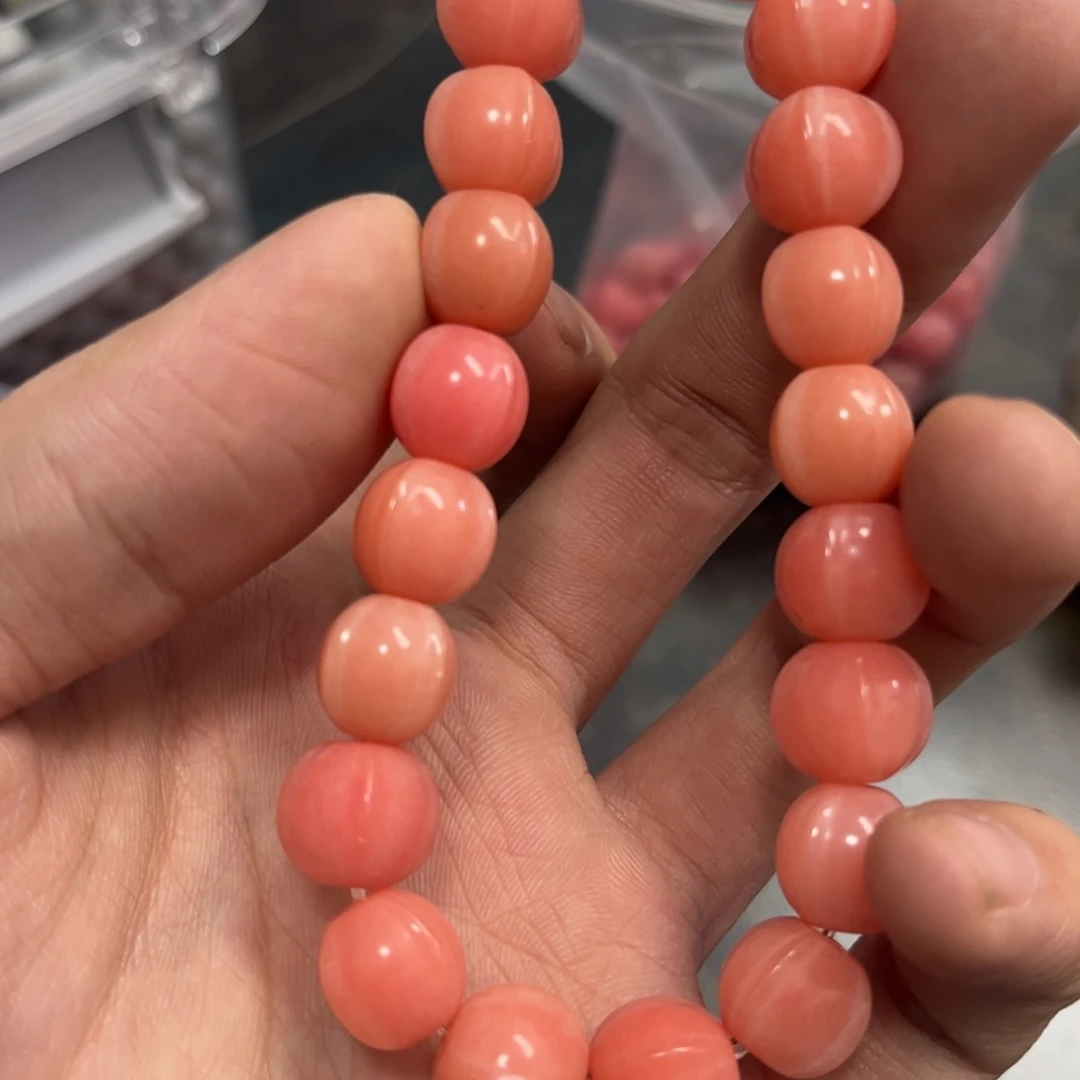 【闪购商品】白玉菩提吊坠c12/20+5颗稀有粉鲨鱼背