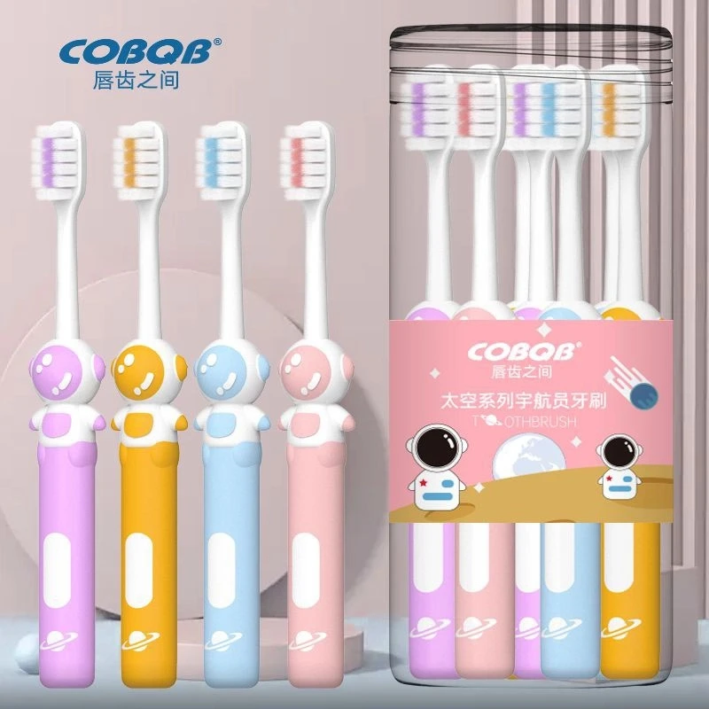 儿童牙刷软毛男女童家庭装6-12岁3到6岁以上宝宝牙膏套装8-10岁