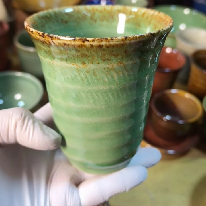 瓷片磁州窑五厂盘碗壶杯有瑕疵