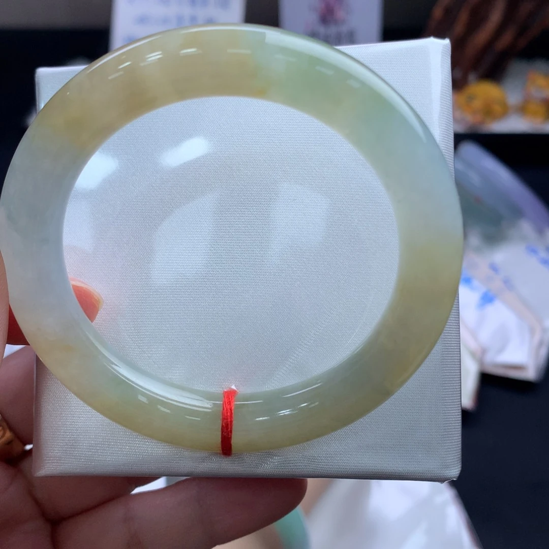 翡翠未镶嵌手镯23号