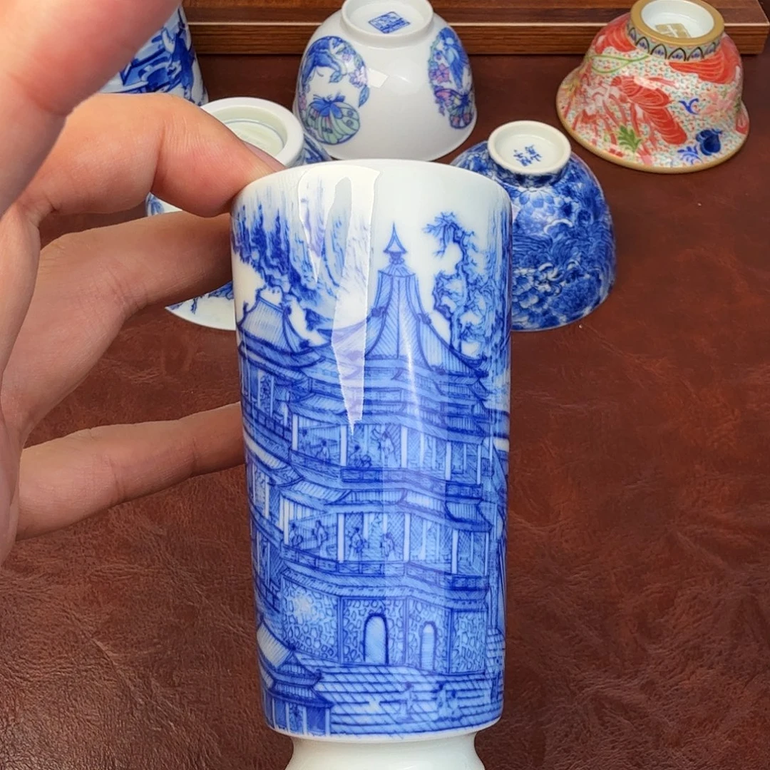 丽***亮现代景德镇全手绘茶具
