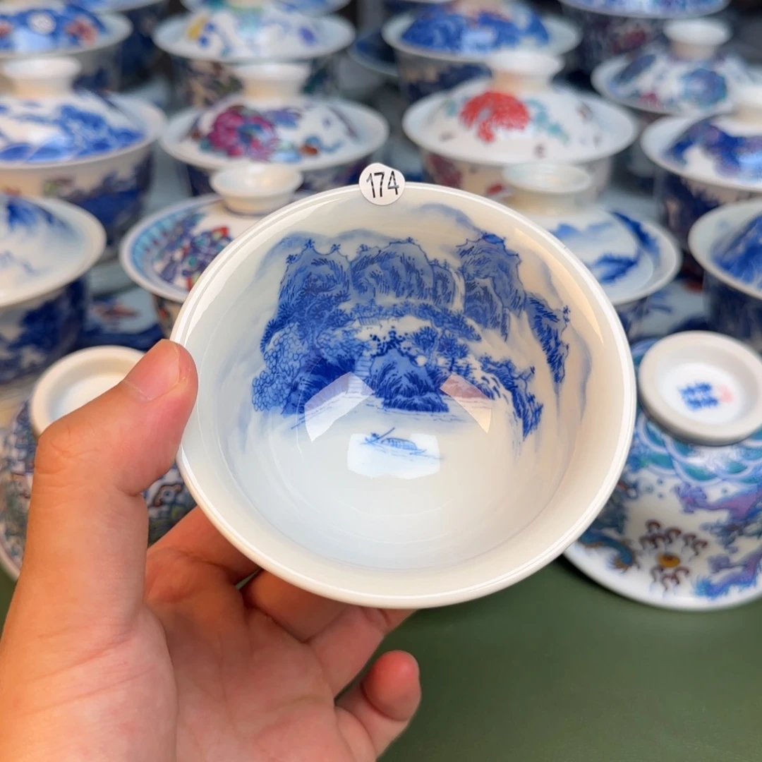 彦祖纯手工手绘茶具174