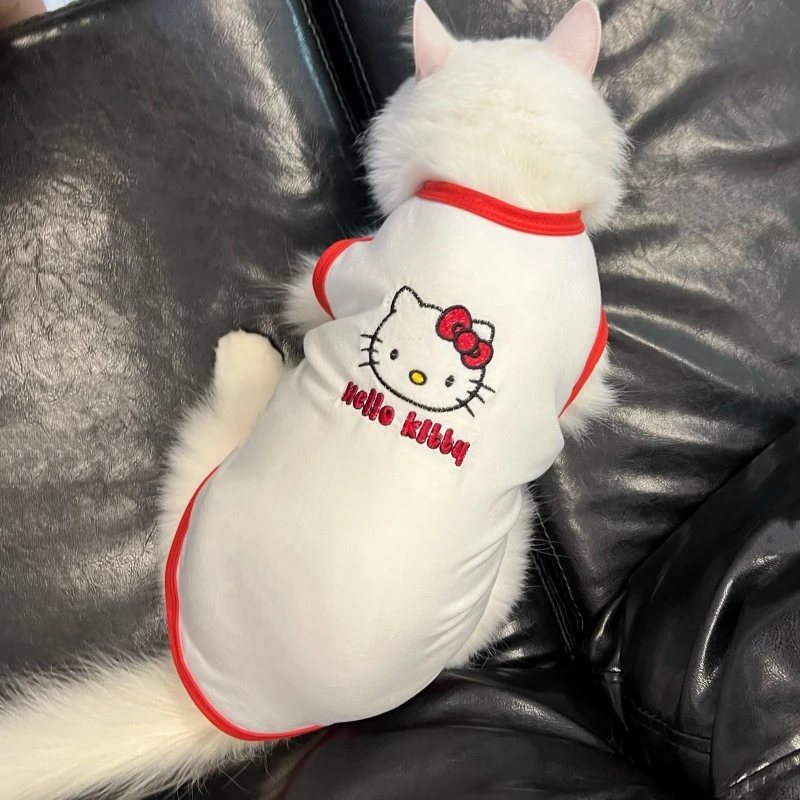 kt凯蒂猫宠物猫咪衣服春秋夏季薄款透气无袖吊带背心式防脱不掉毛