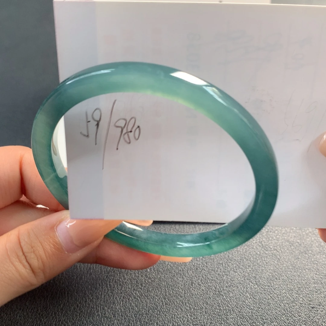 翡翠未镶嵌手镯天然翡翠