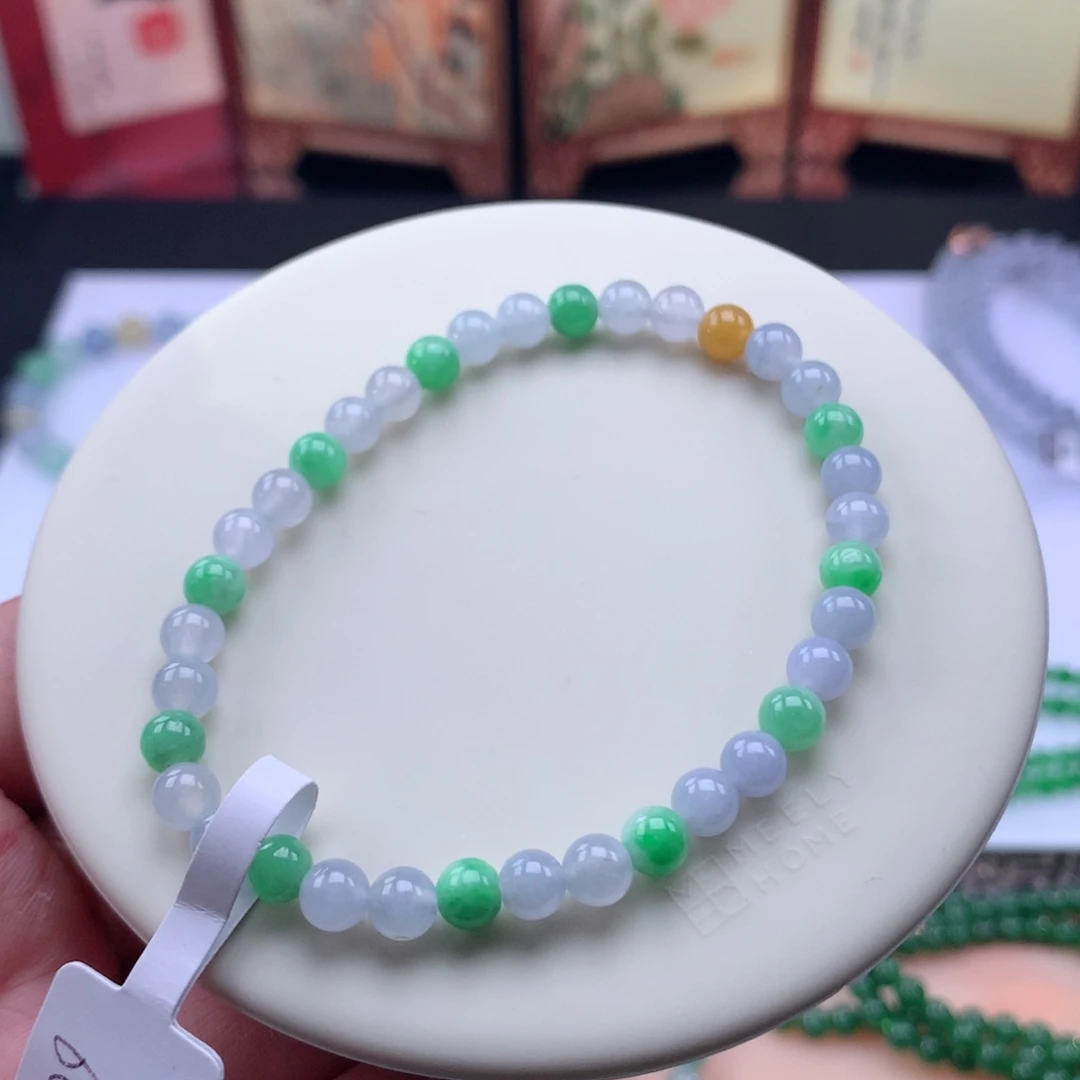 翡翠未镶嵌手链030