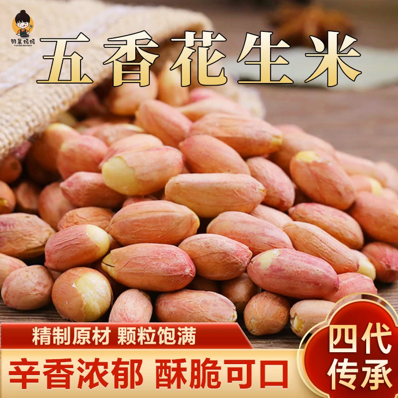 羽晨妈妈【传承四代人】香酥味五香花生米 咸香酥脆花生炒货下酒菜