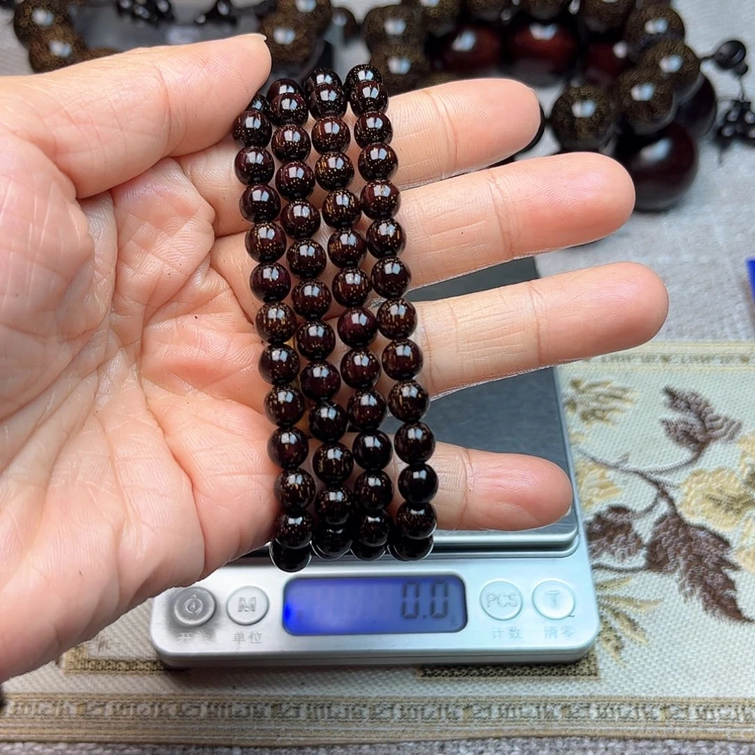 檀香紫檀（小叶紫檀）0.6 108颗 爆星