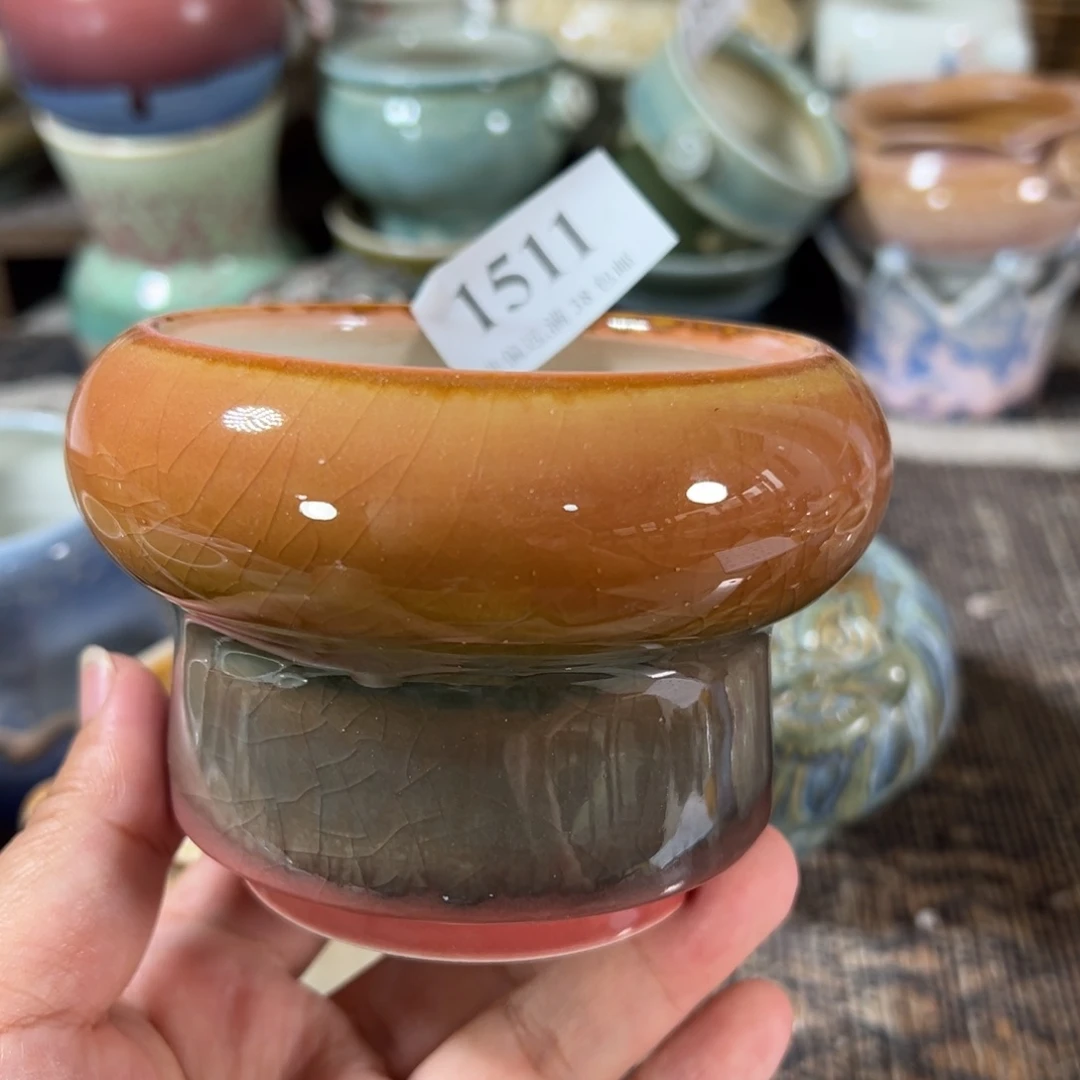 口8高8 手工花盆满30包邮