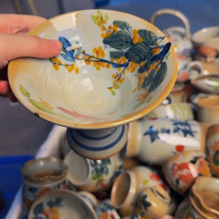 瓷片景德镇陶瓷手工手绘