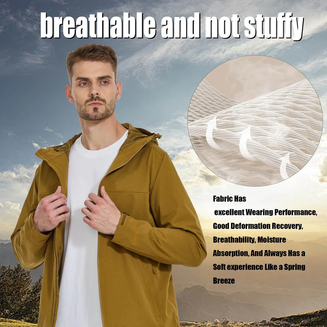 LIV Outdoor冲锋衣秋季男士外套2025新款户外防风登上服外套