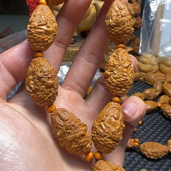 橄榄核手串/手链九龙观音