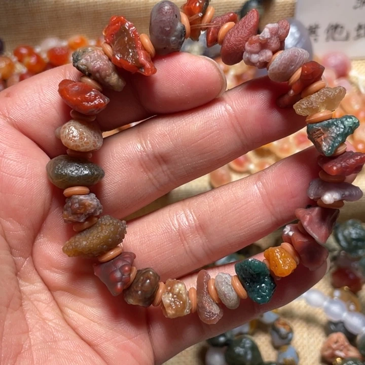 合金手链玛瑙/玉髓