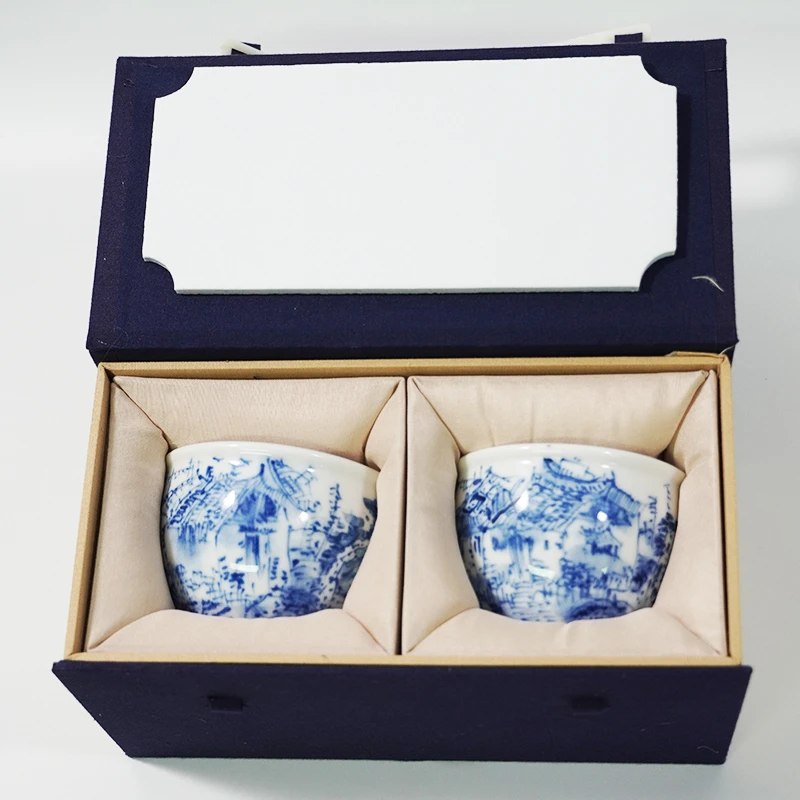 冯爱民纯手绘高温1300°烧制对杯