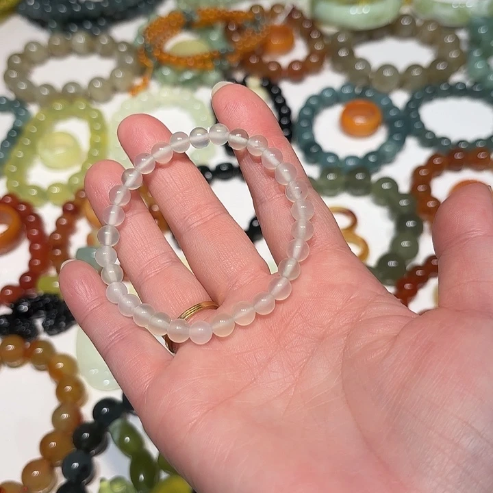 蛇纹石玉未镶嵌手串