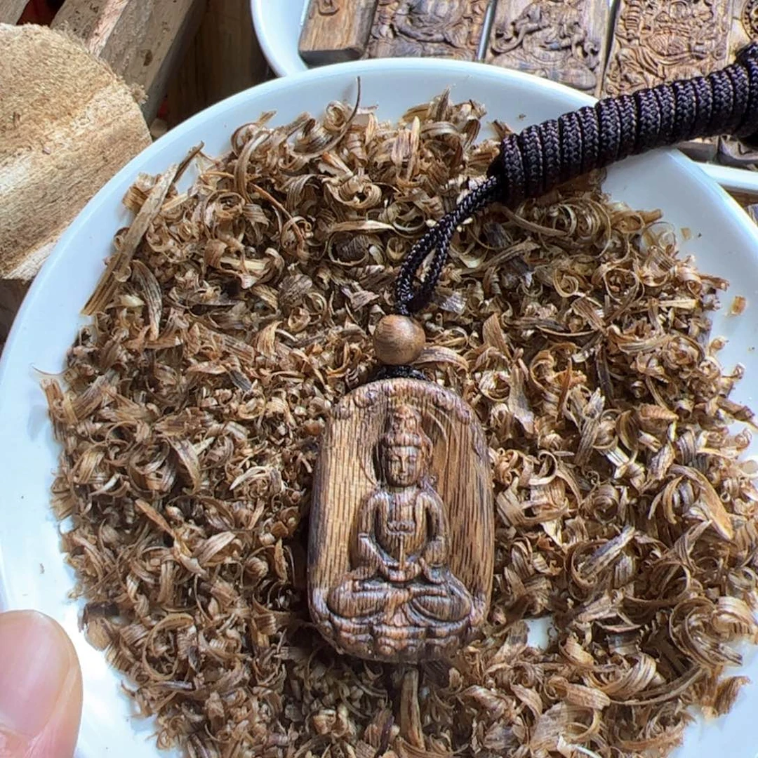 沉香碎屑沉香乌身观音4.8克