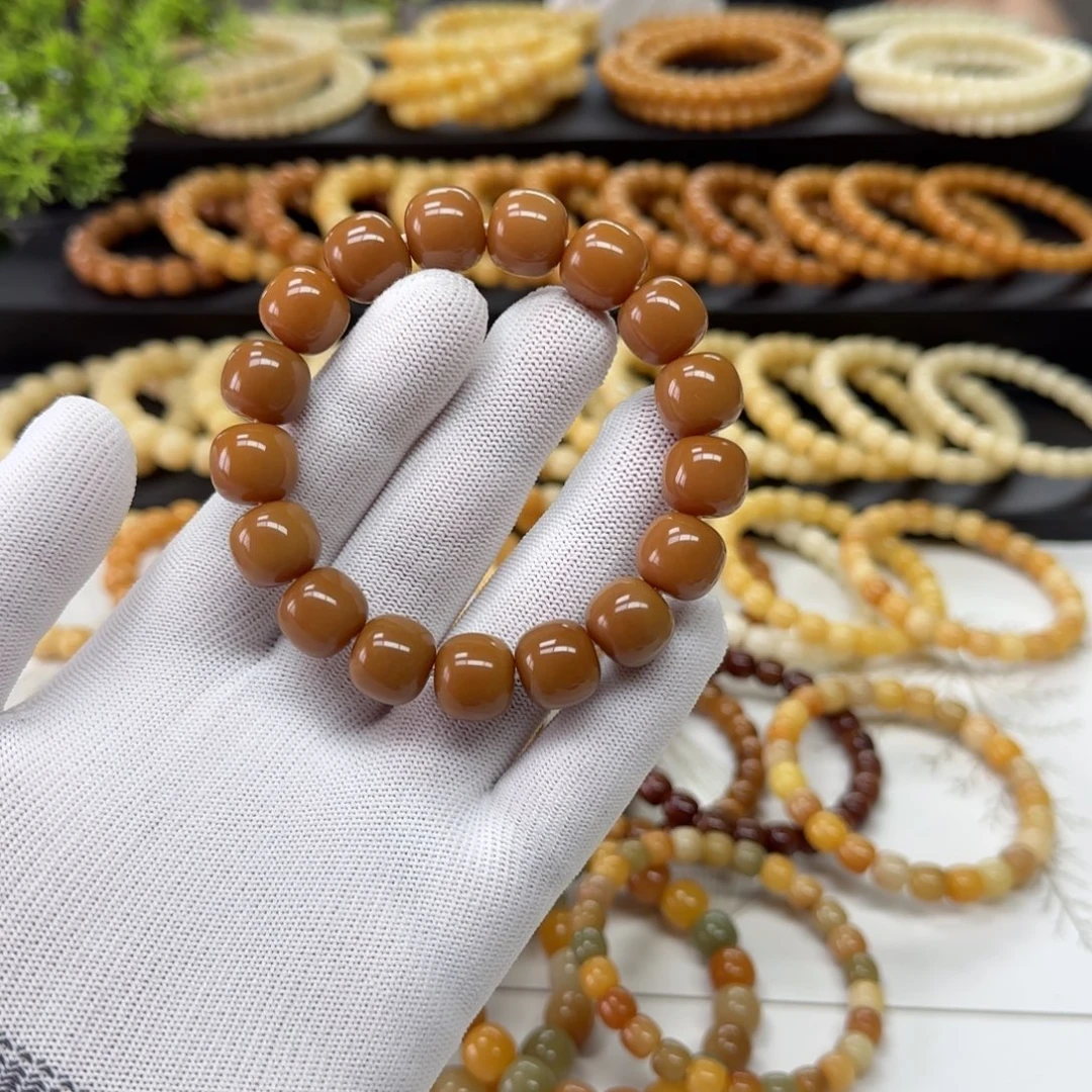 菩提根/象牙果手串13*14精工 11年