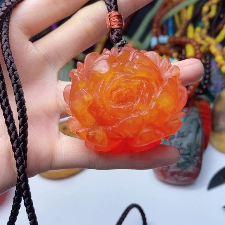 蜜蜡颈饰未镶嵌210套装