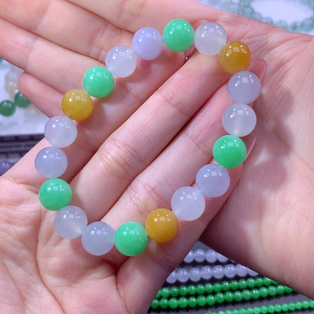 未镶嵌手链翡翠翡翠