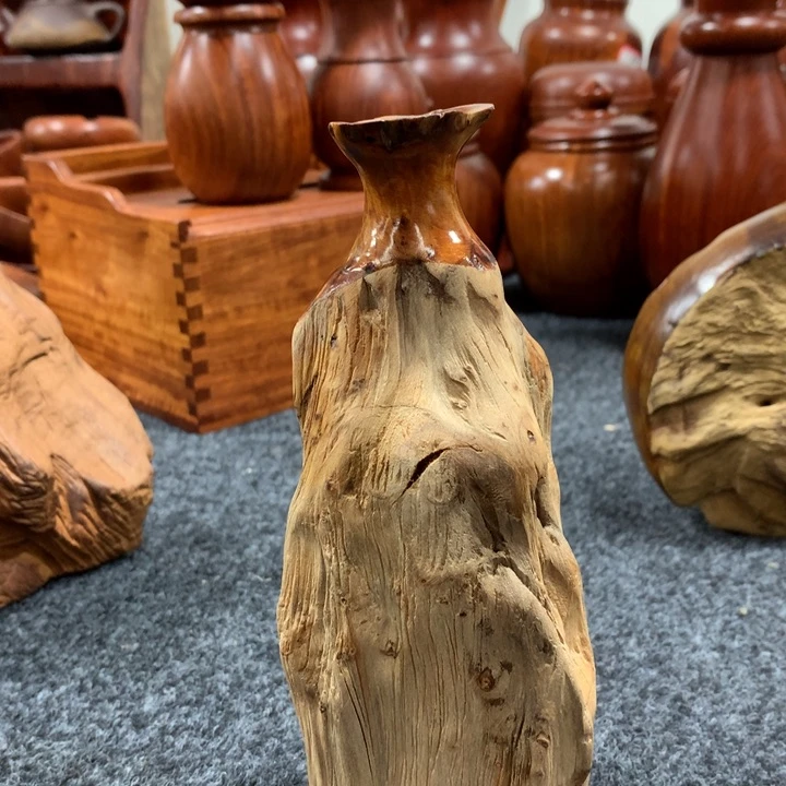 柏木星**海自然树根诧季风花瓶