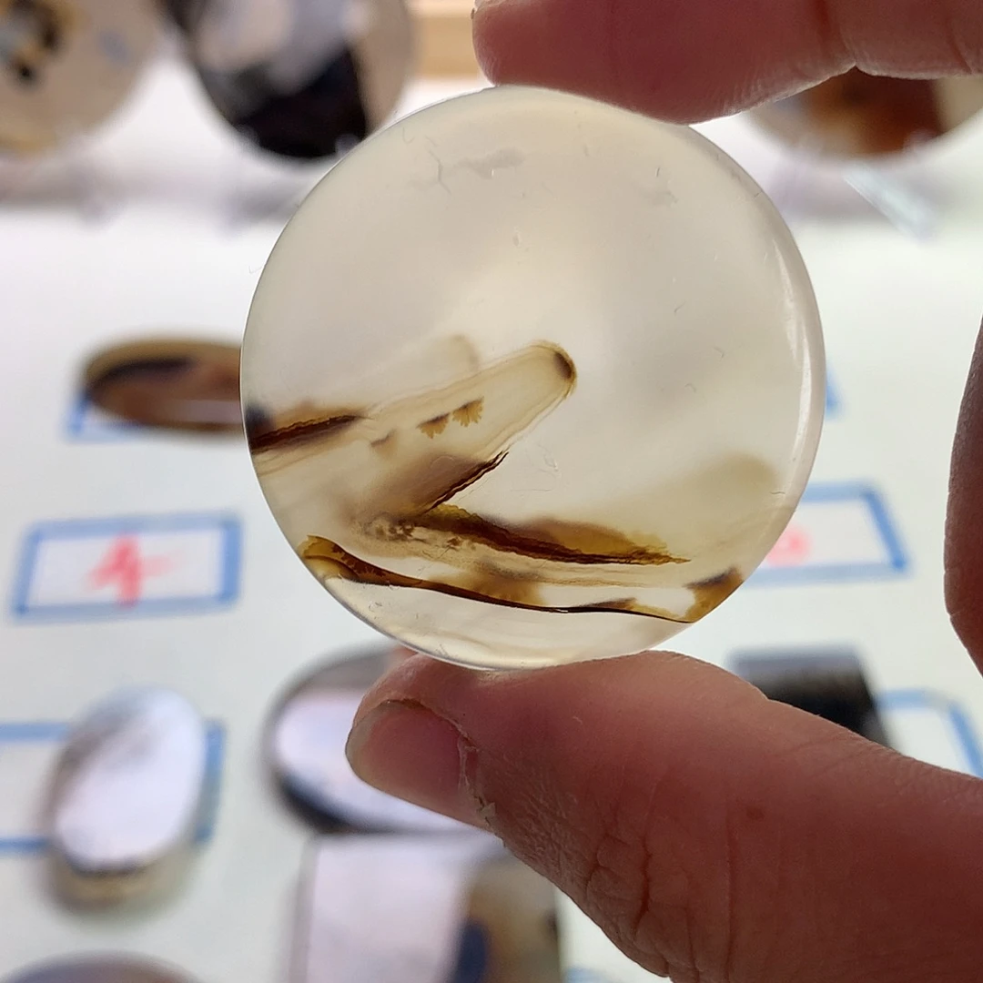 未镶嵌玛瑙/玉髓珠宝半成品