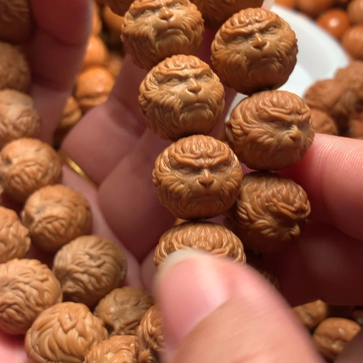 【闪购商品】猴头核桃手串雷*峰悟空