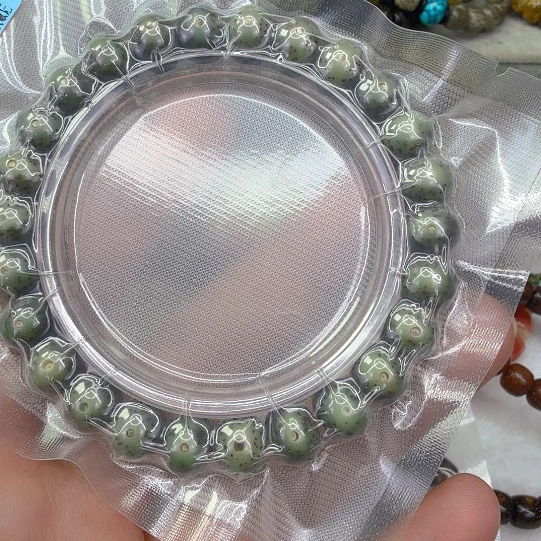 手串星月菩提7高端绿星月菩提单圈苹果园10
