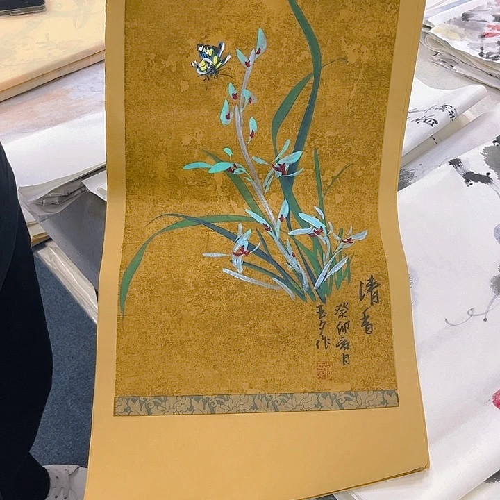 国画纯手绘字画宣纸