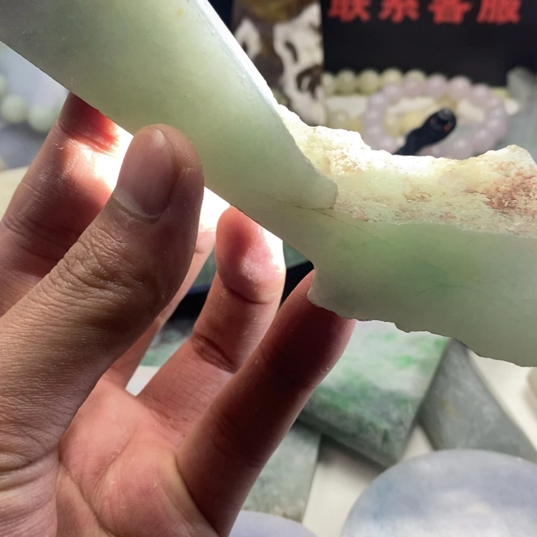 翡翠散珠天然缅甸翡翠a货35