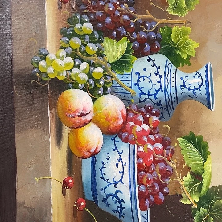 油画恭喜嘻嘻仔仔细细