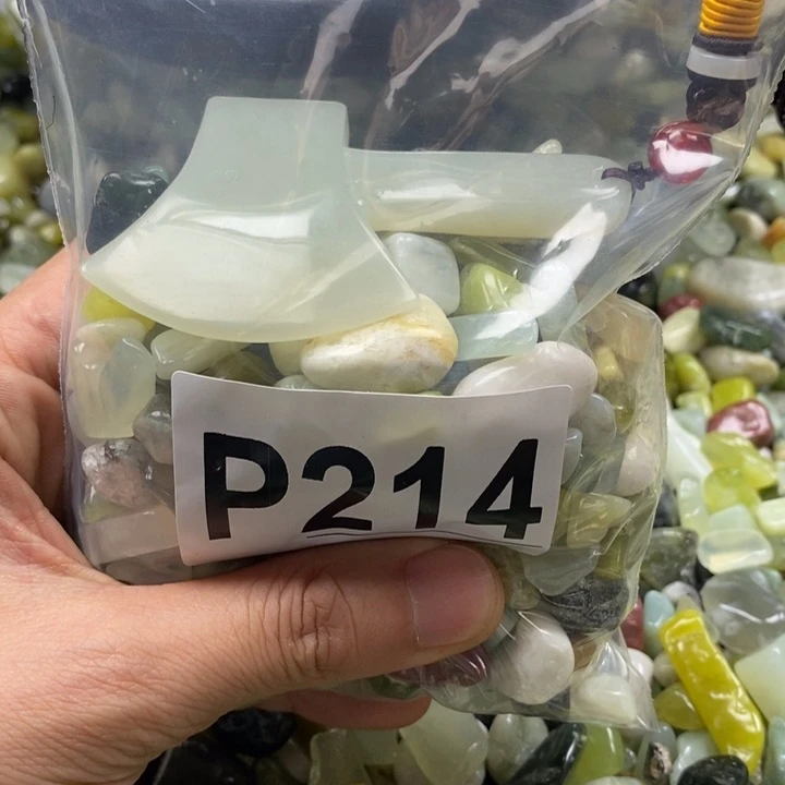 蛇纹石玉未镶嵌鱼缸石