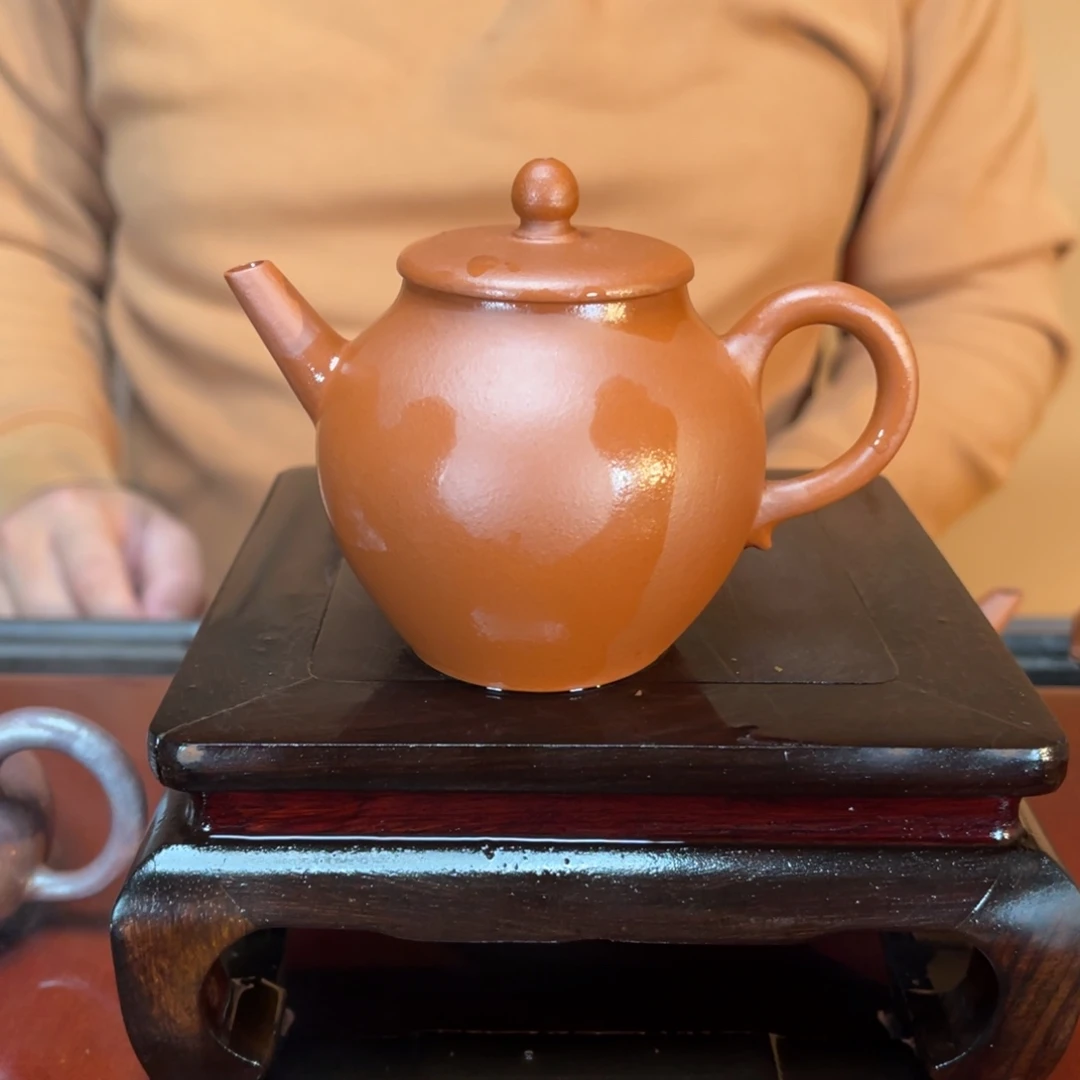 紫砂茶壶高端130cc红泥茶具