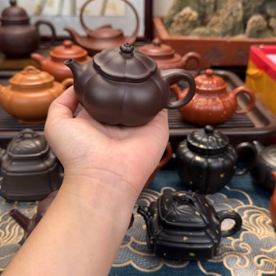 茶壶紫砂大渔海棠