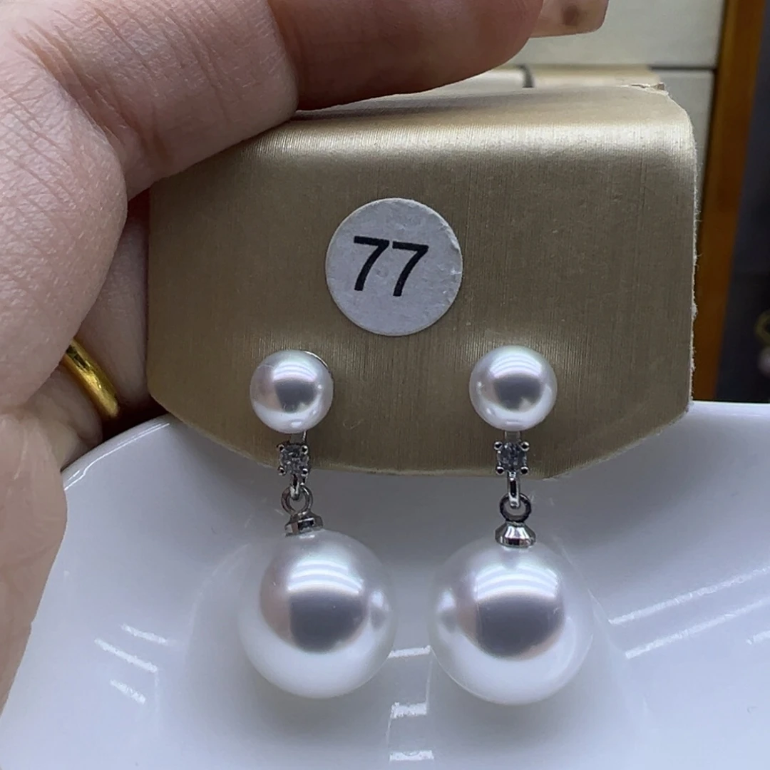 淡水珍珠未镶嵌耳饰