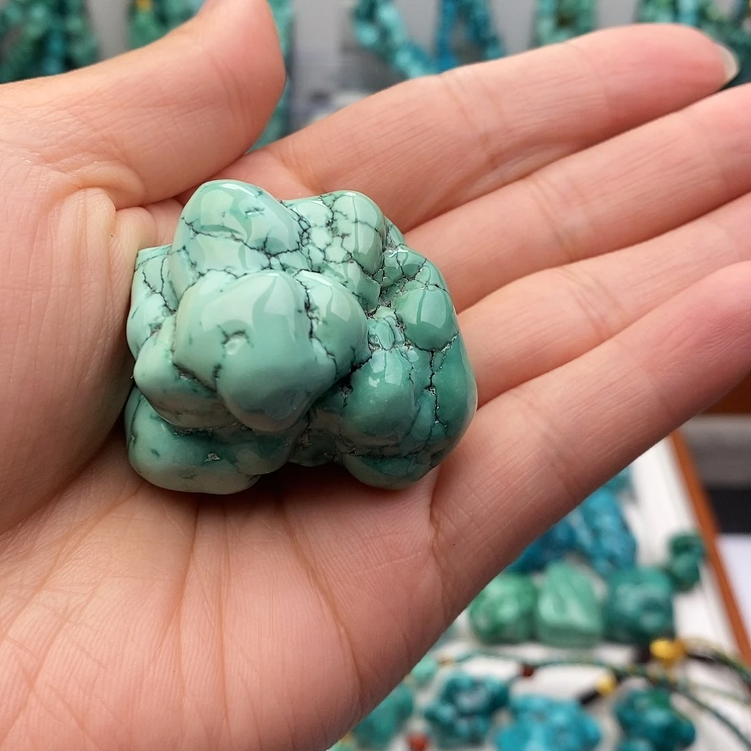 未镶嵌绿松石手链h**h