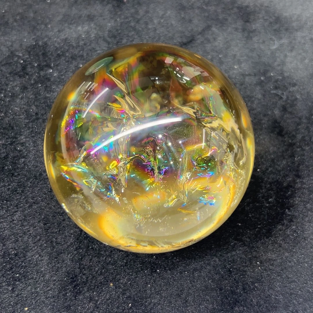 水晶水晶球摆件未镶嵌6.9c m